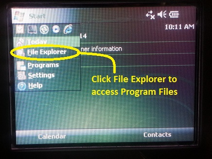 TK6000 File Explorer