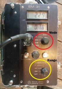 Troubleshooting Geonics EM31 Battery Check