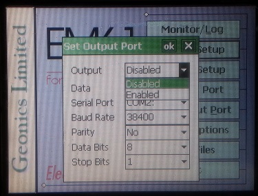 EM61-MK2A Set Output Port