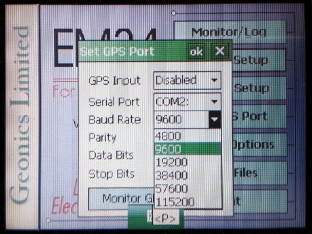EM34 Set GPS Baud Rate