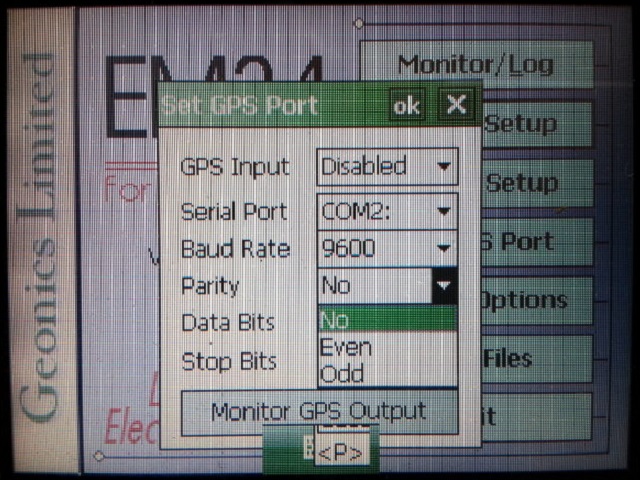 EM34 Set GPS Parity