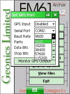 EM61-MK2A Set GPS Port Baud Rate