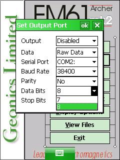 EM61-MK2A Set Output Port Data Bits