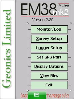 Geonics LTD EM38 Program for Archer